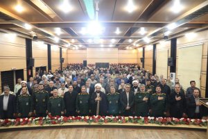 برگزاری آیین تودیع و معارفه فرمانده سپاه ناحیه امام هادی(ع) شهر اندیشه
