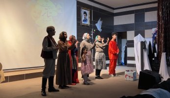گردهمایی هنرمندان نمایش شهرستان شهریار در جشن اردیبهشت تئاتر