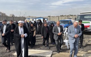 کلنگ‌زنی ساختمان جدید دهیاری شاتره با حضور مسئولان استانی و شهرستانی